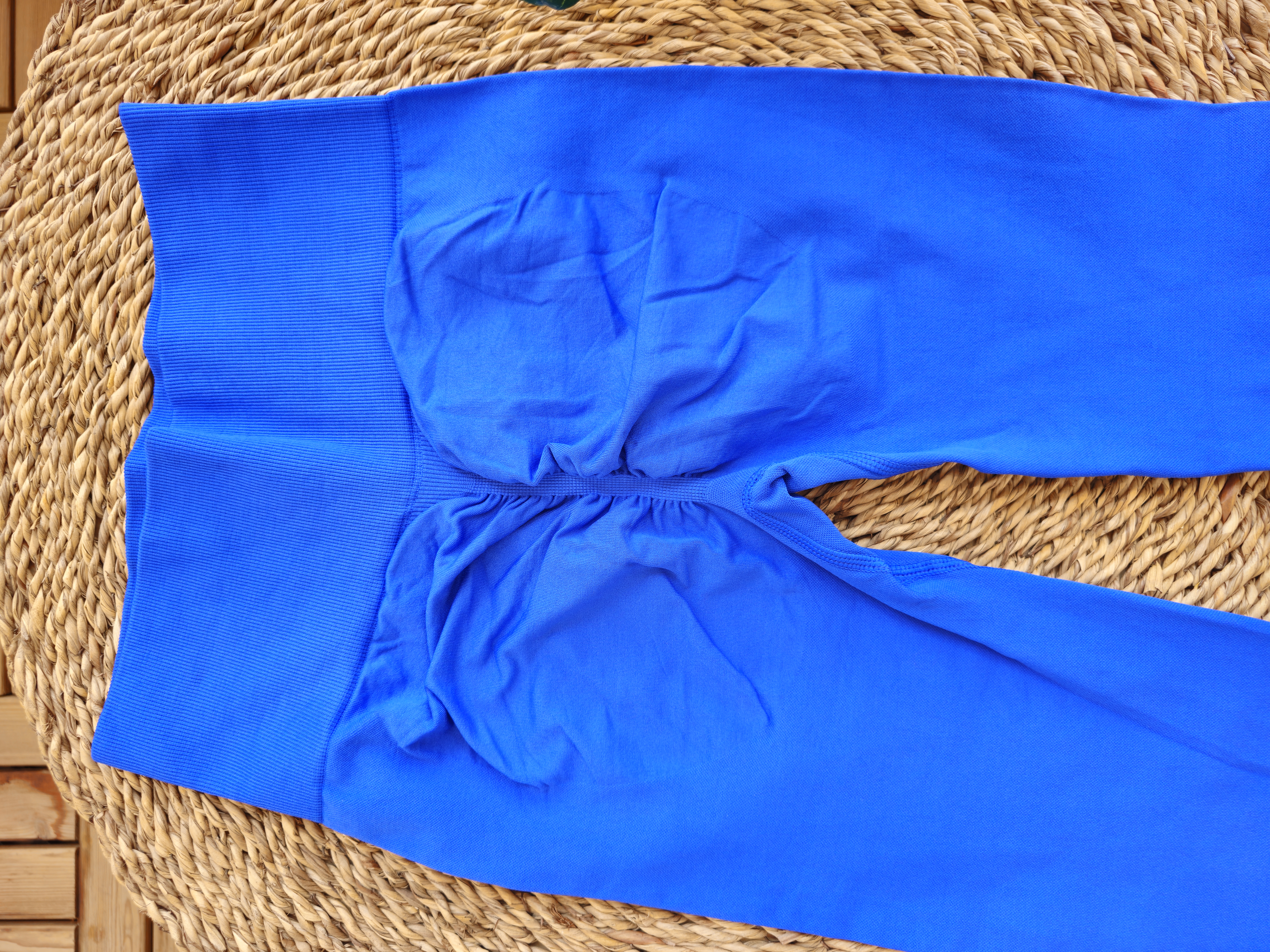 لگ زنانه پشت چین دار سیملس مدیوم آبی کاربنی - تصویر 7